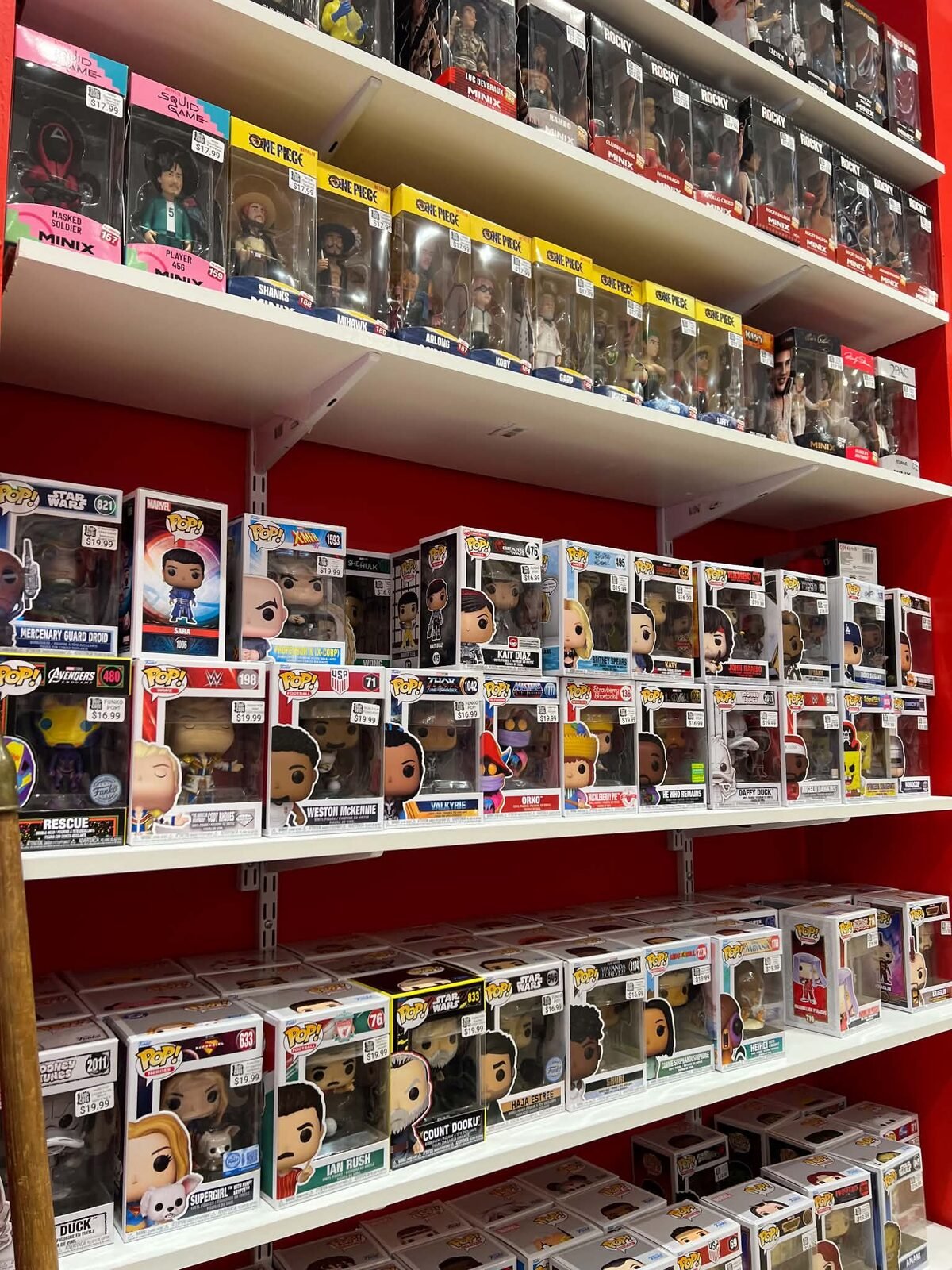 Funko Pops display